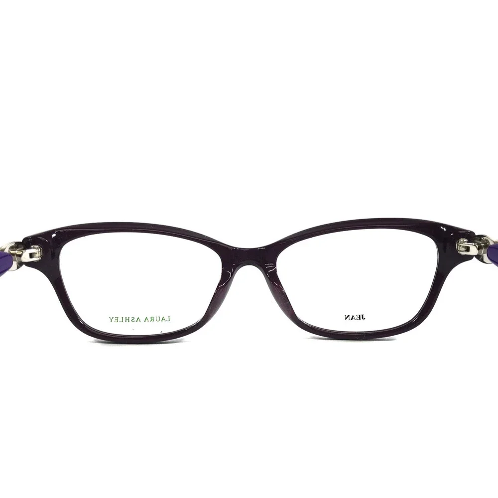 Laura Ashley Eyeglasses Frames Jean C4-FIG Purple Orange Gold Cat Eye 52-17-135